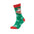 Pair of Sustainable Socks with Different Christmas Motifs to Personalize Presented in a Joyful Gift Box 