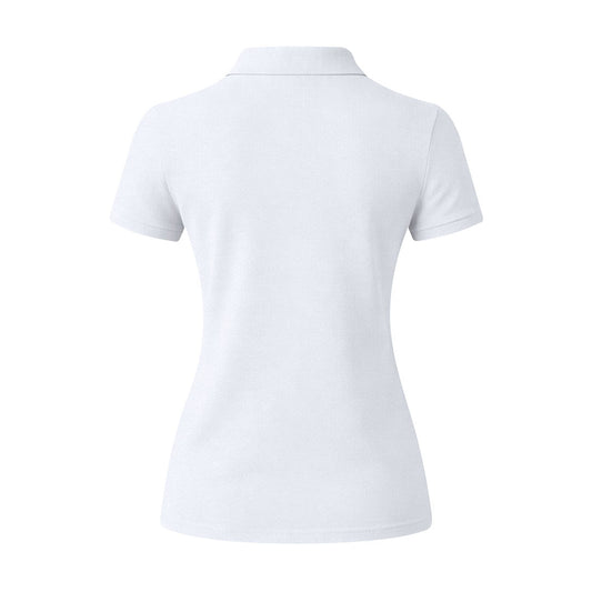 Polo Blanco Mujer Charles Para Eventos Y Empresas