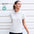 Polo Mujer Sostenible 100% Algodón 220 g/ m2 de Color Blanco para Personalizar Especial Eventos Koupan