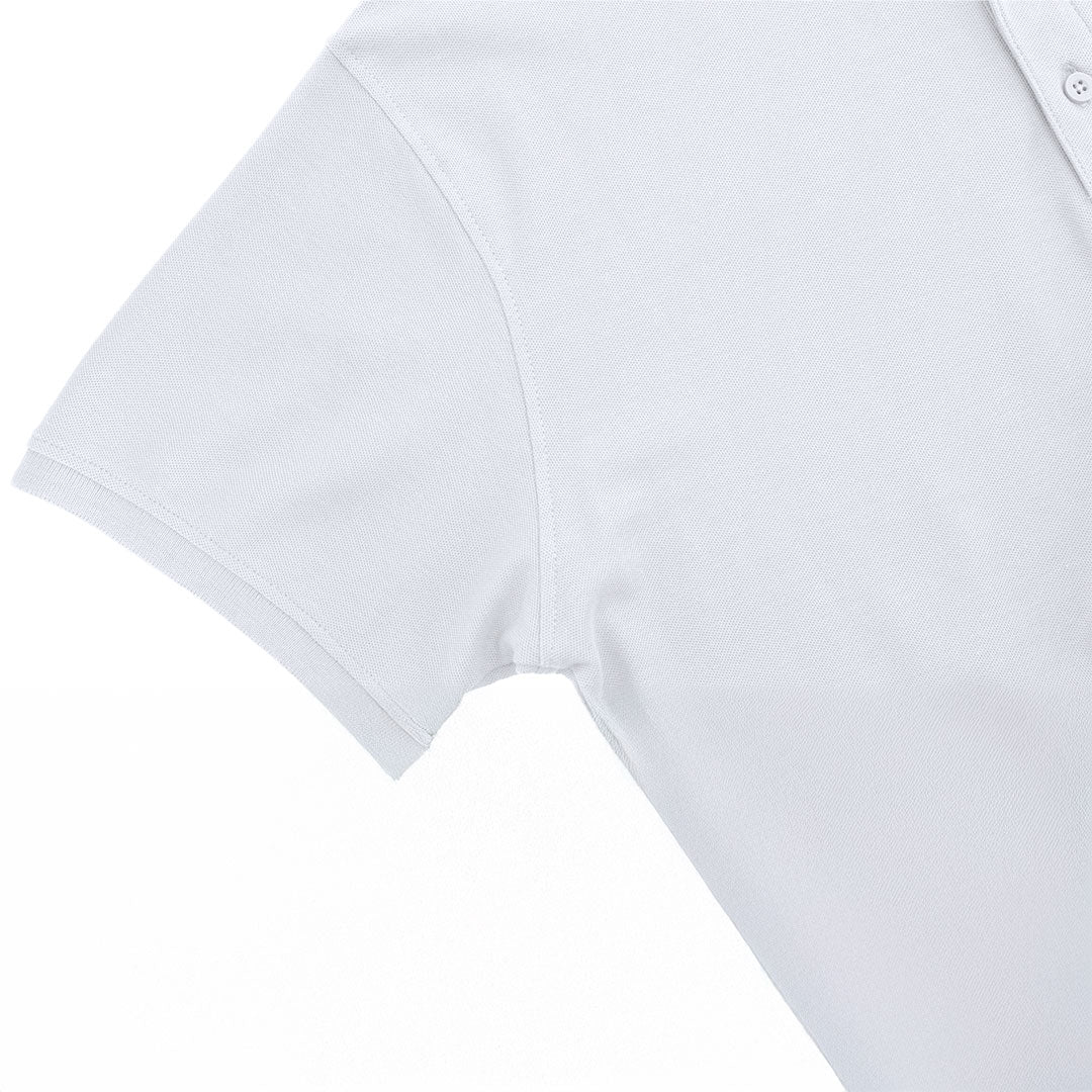 Polo blanco Charles para merchandising para empresas