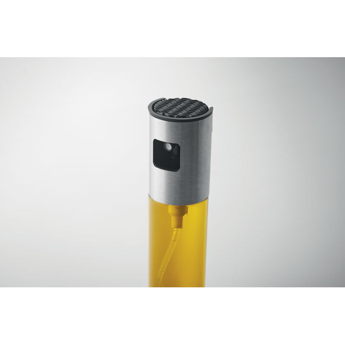 Pulverizador de Aceite en Spray Ecológico de Vidrio con Tapa de Acero Inoxidable para Personalizar Especial Cocina Funsha - 100ml