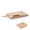 Sustainable Acacia Wood Cheese Board Set with Knife Presented in Individual Box to Personalize Ostur Large