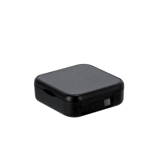 Set cables cargadores reciclado personalizado para empleados y eventos corporativos color negro 
