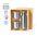 Set de Bidón y Vasos Térmicos Sostenibles de Acero Inoxidable con Tapas de Bambú para Personalizar Presentado en Caja Troquelada Kraft Especial Regalo de Empresa Dickinson