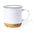 Taza Sostenible de Cerámica y Base de Bambú para Personalizar Diseño Vintage Especial Oficina Larray 330 ml