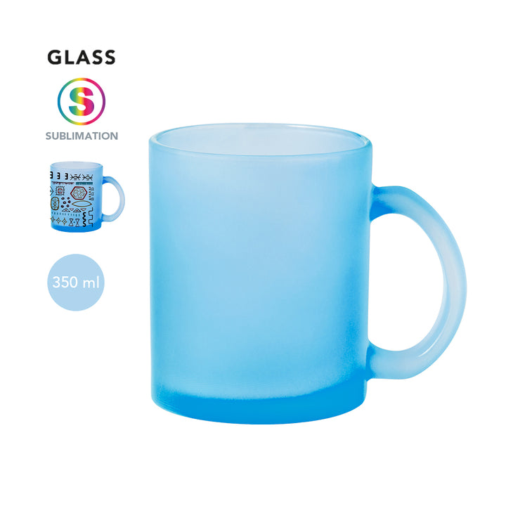 Taza de cristal personalizada para oficinas, reuniones, formación y hospitality corporativo