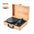 Sustainable Portable Record Player in a Natural Wooden Case to Personalise with Bluetooth Connection and 3W Speakers Special Premium Gift from Vinilux