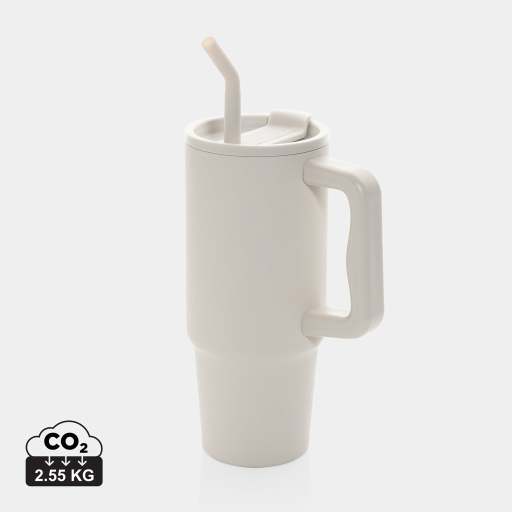 Vaso térmico ecológico personalizado Embrace Deluxe 900 ml de acero reciclado RCS para regalos de empresa