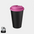 Vaso con Aislamiento Sostenible de PP Reciclado para Personalizar con Tapa Antigoteo para Viaje y Oficina Variados Colores Americano® Eco - 350 ml