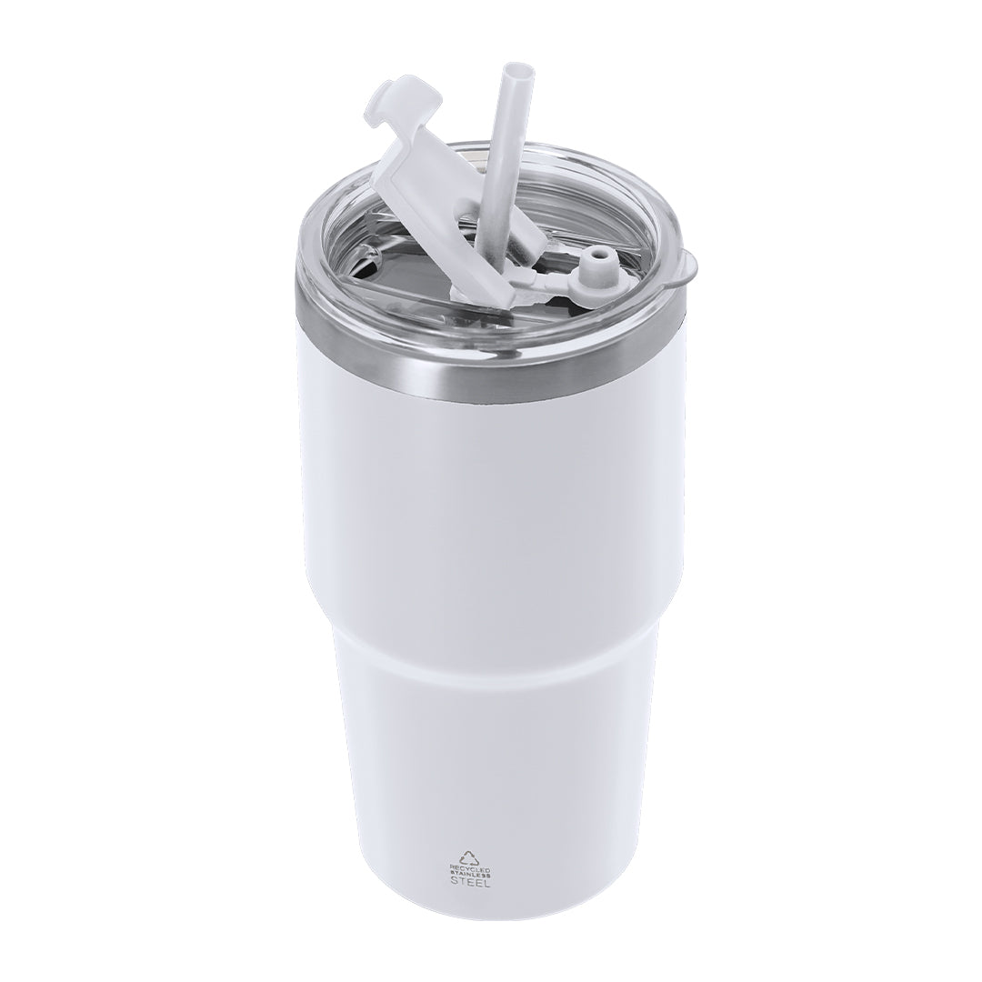 Vaso térmico reciclado 650 ml para escritorio como regalo de merchandising ecológico