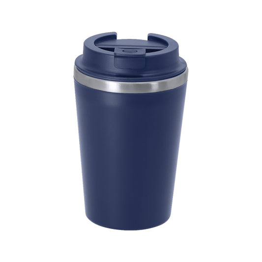 Vaso térmico azul marino 350 ml con interior acero inoxidable, regalo promocional empresa