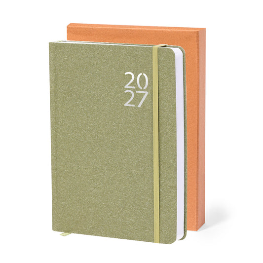 Agenda Florian con página día para merchandising ecológico corporativo