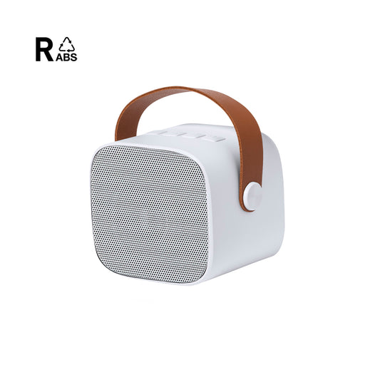 Altavoz sostenible Matjoy de ABS reciclado personalizado para empresas