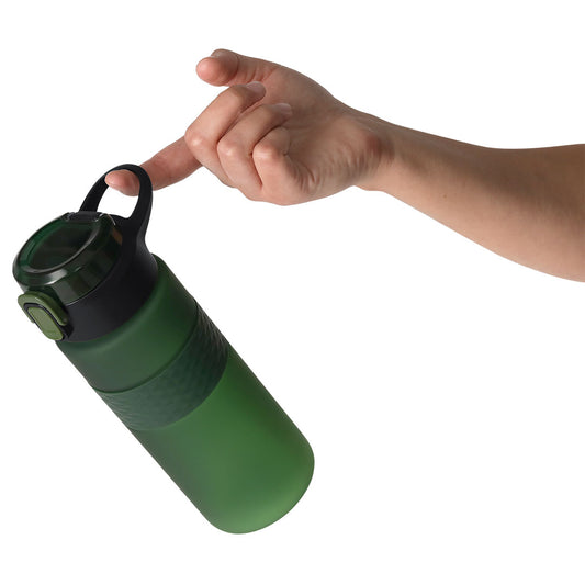 Bidón promocional personalizado con logo de empresa utilizado en evento corporativo