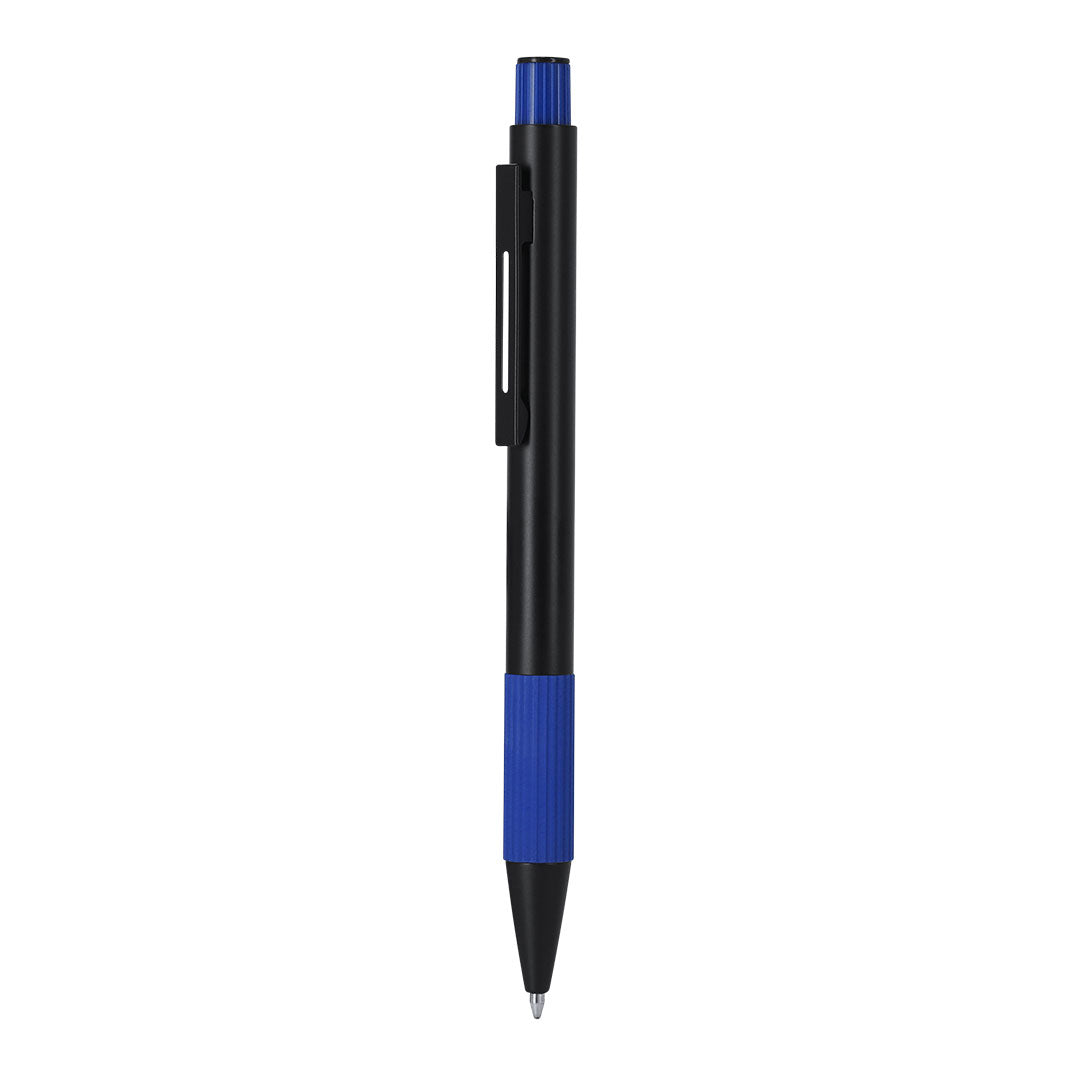 Bolígrafo Crescent azul reciclado para merchandising para empresas