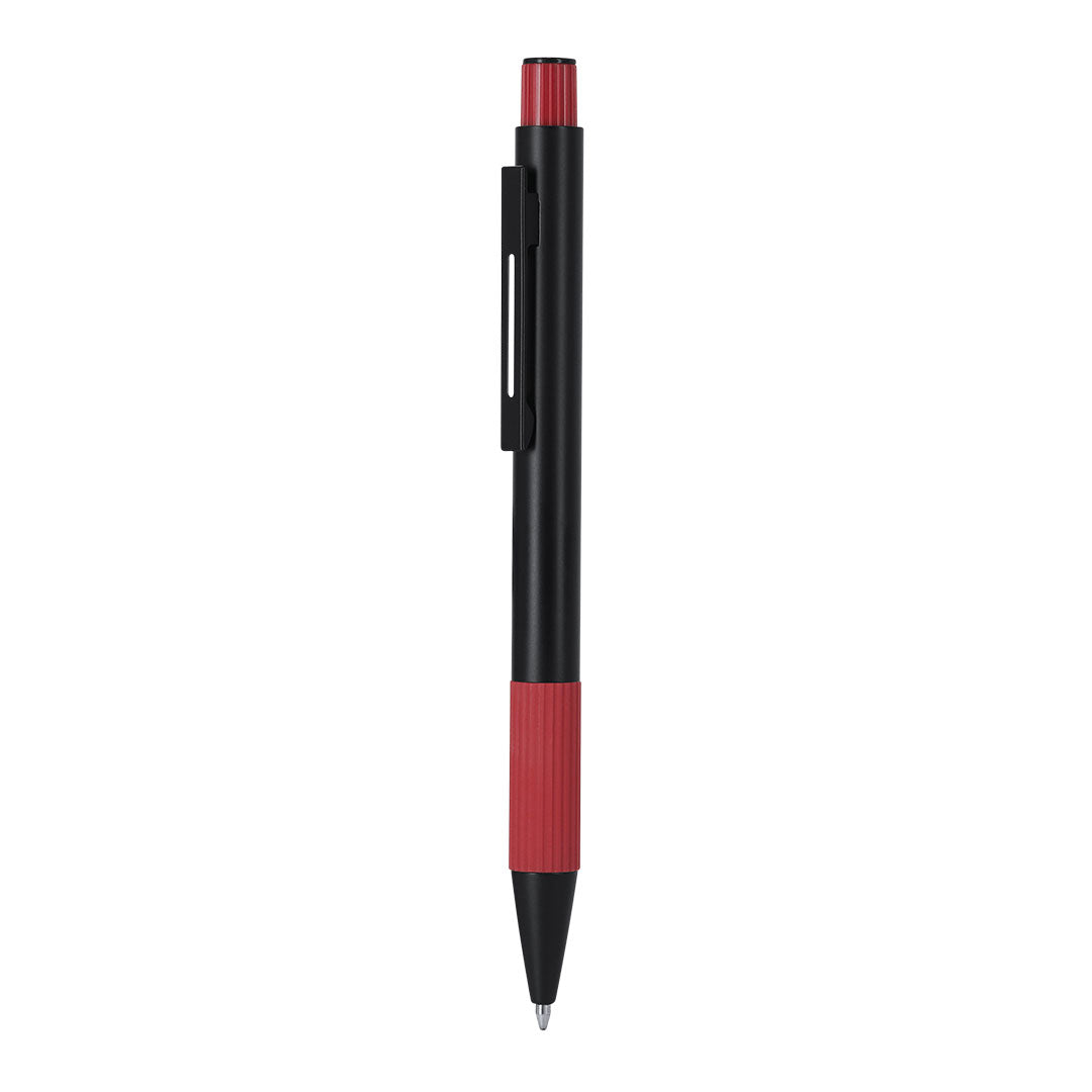 Bolígrafo Crescent rojo sostenible para campañas de branding