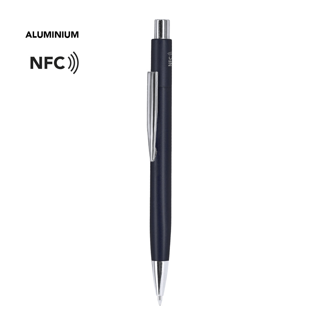 Bolígrafo NFC Pindar de aluminio personalizado para empresas