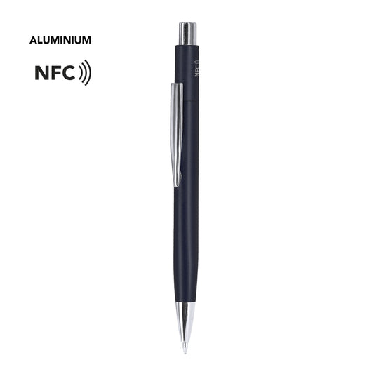 Bolígrafo NFC Pindar de aluminio personalizado para empresas