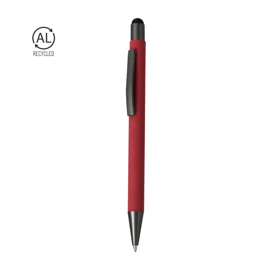 Bolígrafo puntero sostenible Rilon de aluminio reciclado personalizado para empresas