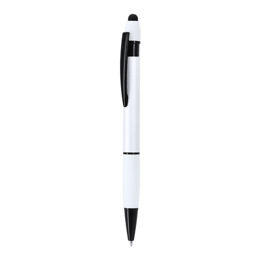 Bolígrafo Turbom blanco reciclado para merchandising para empresas