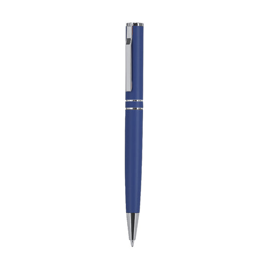 Bolígrafo Yaros azul de aluminio reciclado para regalos corporativos