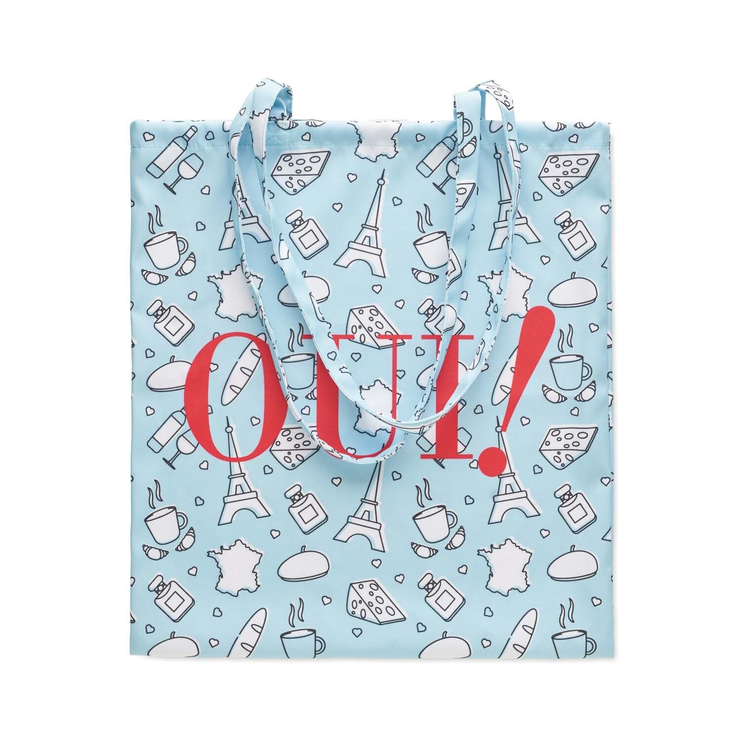 Bolsa corporativa personalizada en toda la superficie para ferias y eventos