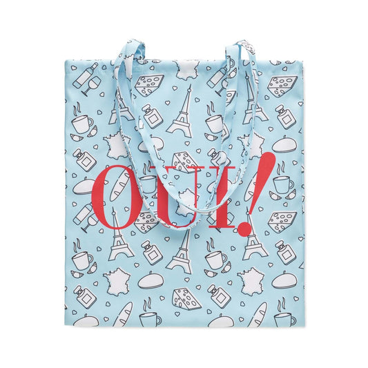 Bolsa corporativa personalizada en toda la superficie para ferias y eventos