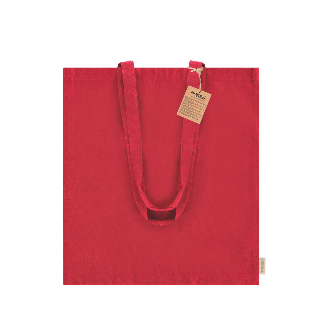 Regalo promocional sostenible con bolsa reutilizable de algodón reciclado y RPET