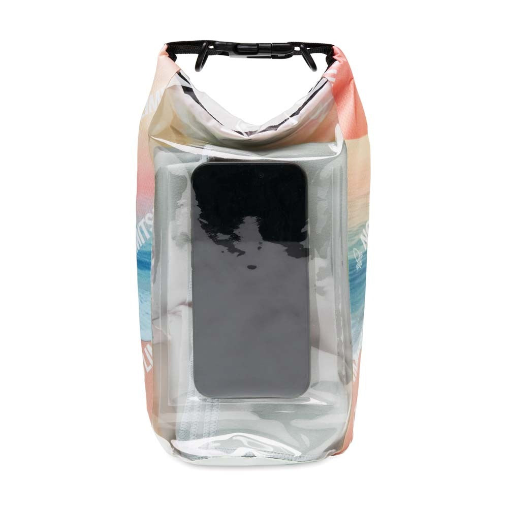 Bolsa impermeable RPET de 2 litros personalizada en 360 grados