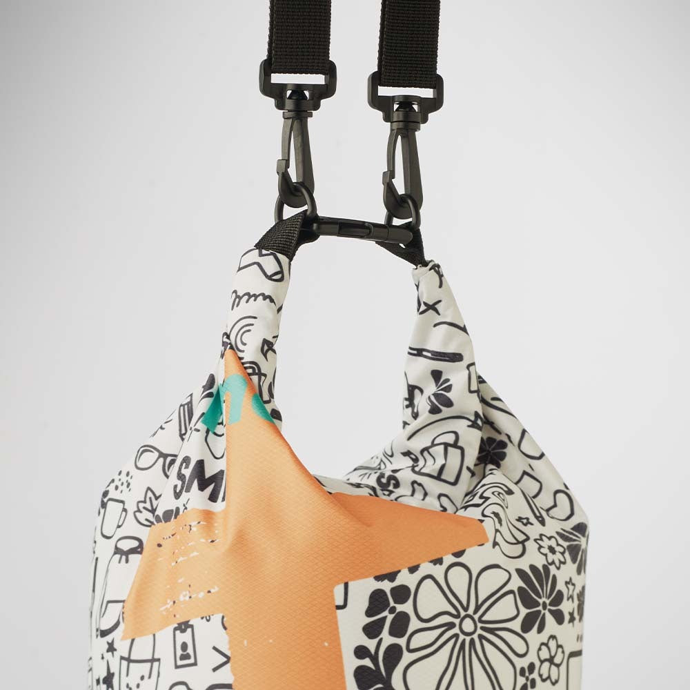 Bolsa estanca de PET reciclado con cierre enrollable para empresas