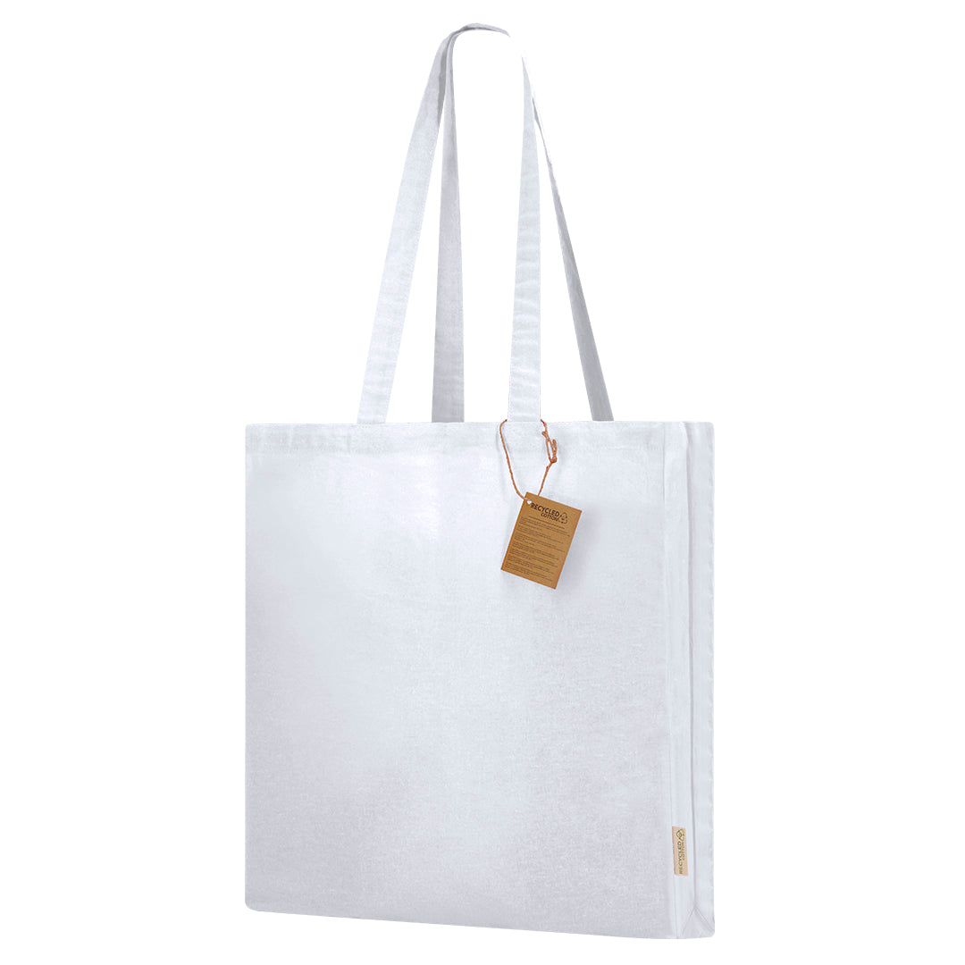Bolsa Lovarin blanca personalizada con logo para acciones promocionales
