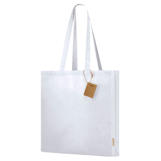 Bolsa Lovarin blanca personalizada con logo para acciones promocionales