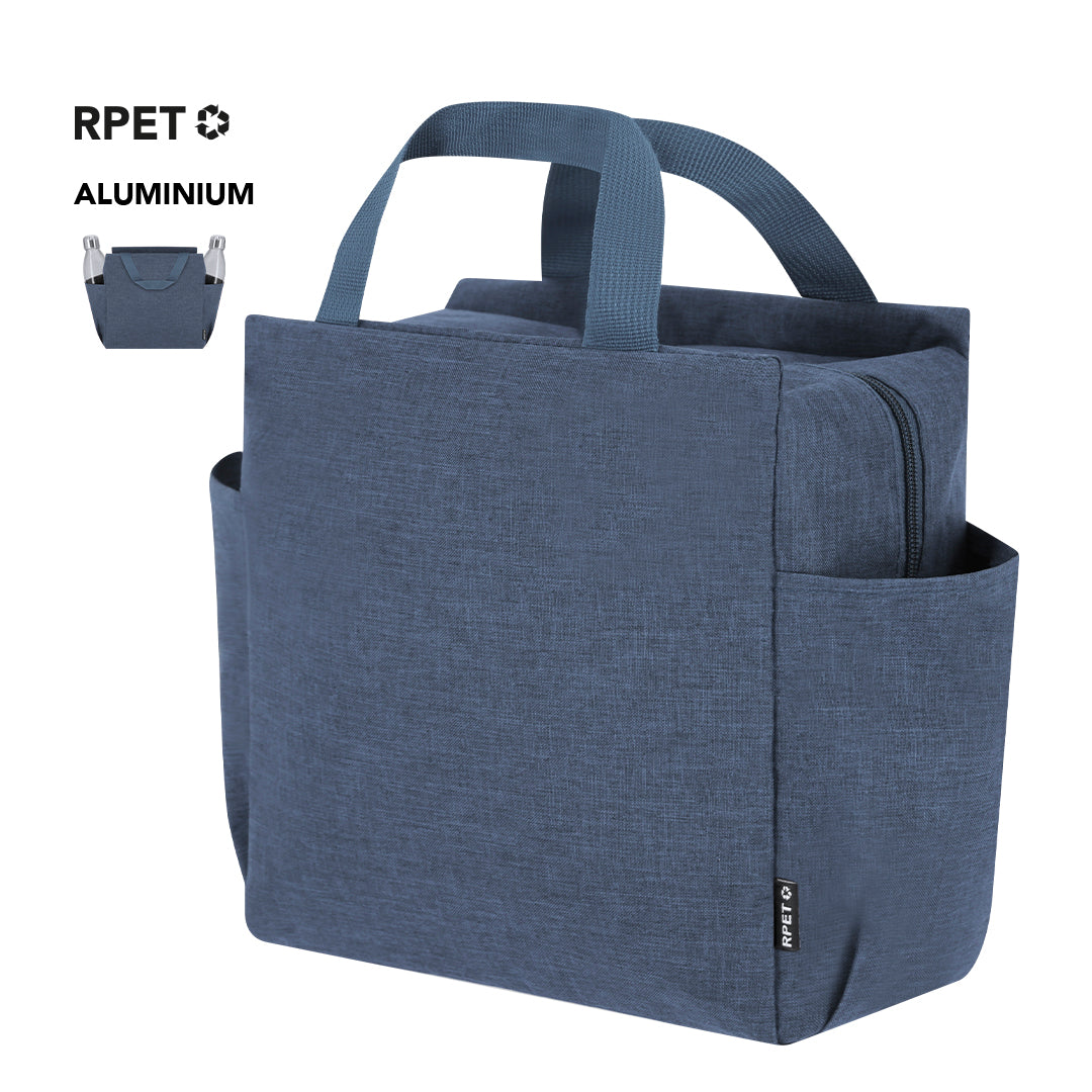 Bolsa nevera isotérmica Destrek fabricada en poliéster RPET reciclado para regalos promocionales