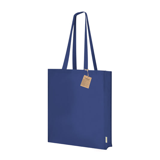 Bolsa Noban azul para regalos corporativos sostenibles