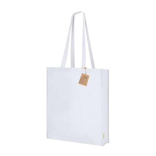 Bolsa Noban blanca para merchandising para empresas