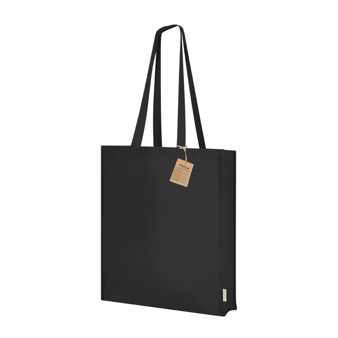 Bolsa Noban negra reutilizable para productos promocionales personalizados