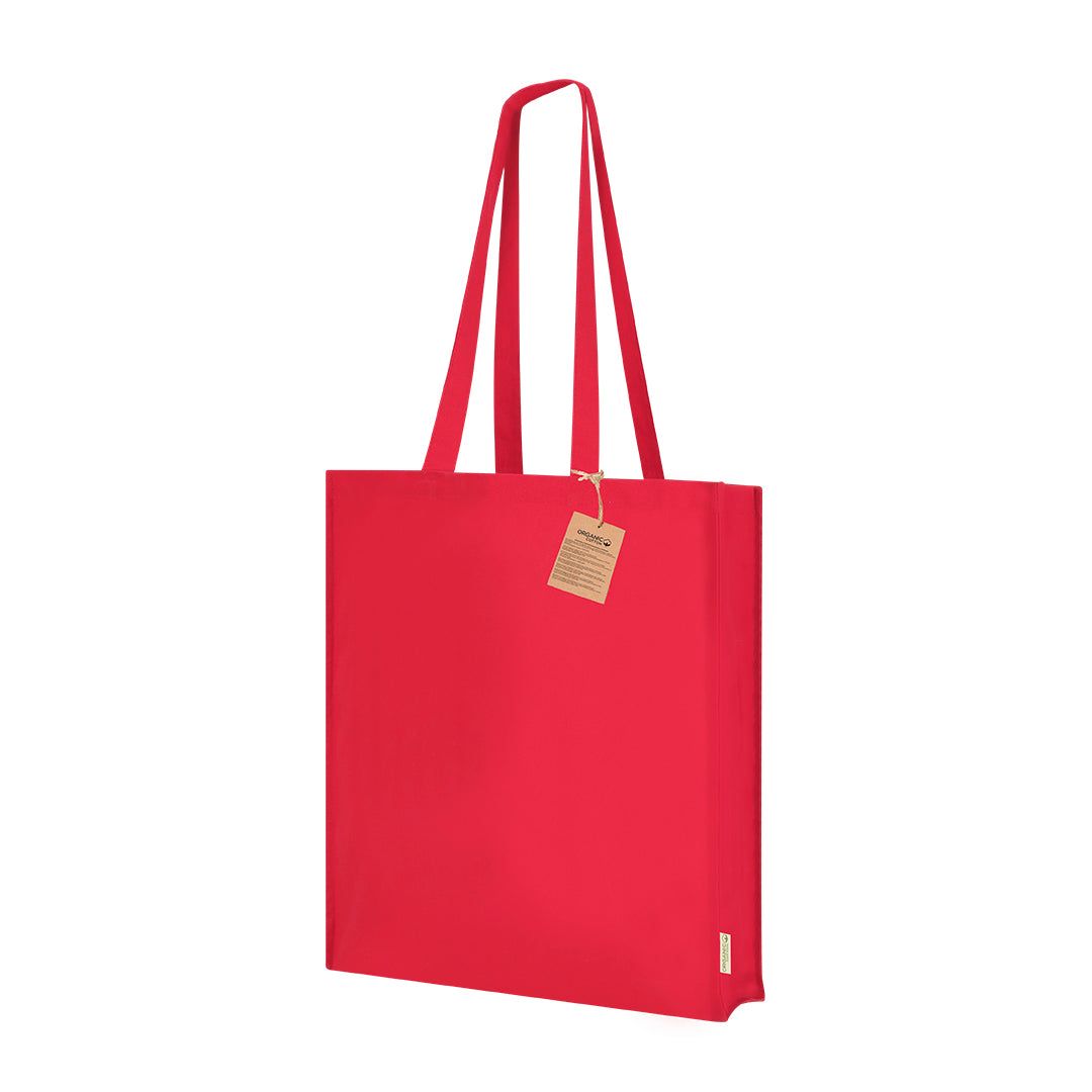 Bolsa Noban roja para campañas de branding corporativo