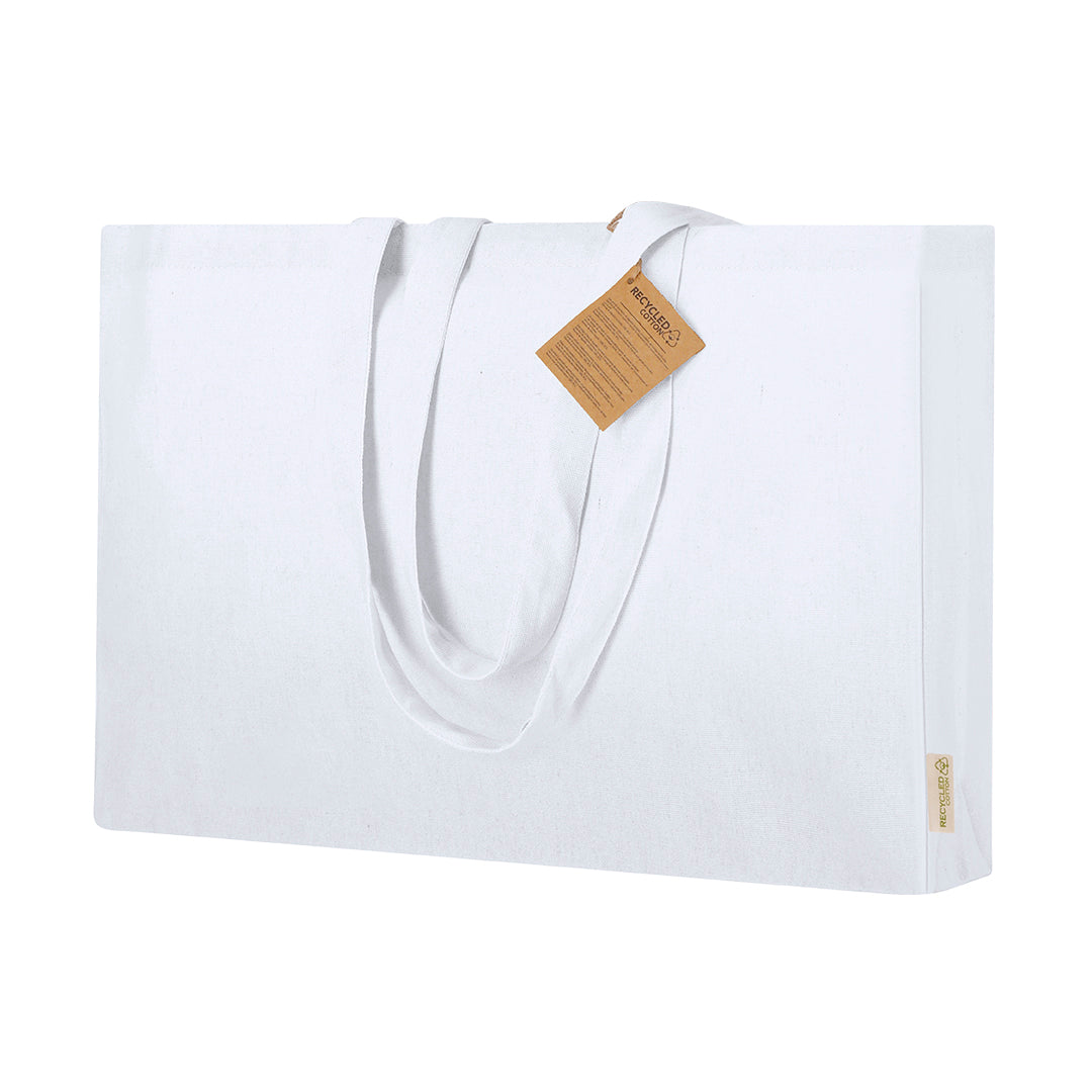 Bolsa Tremul blanca reciclada para merchandising para empresas