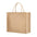Bolsa Vasan natural de yute laminado para merchandising para empresas