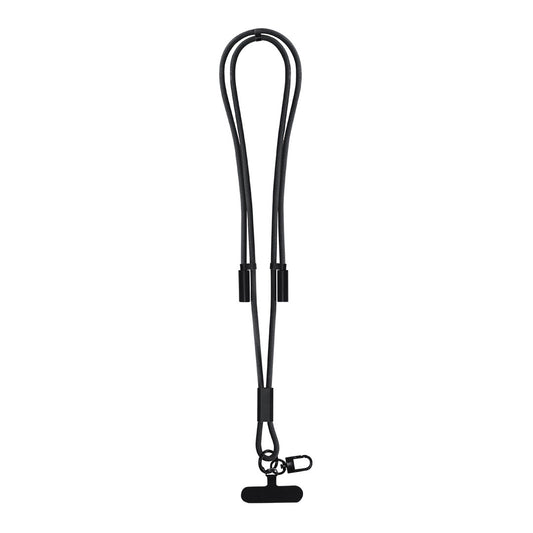 Accesorio tecnológico sostenible para empresas con función lanyard y cargador