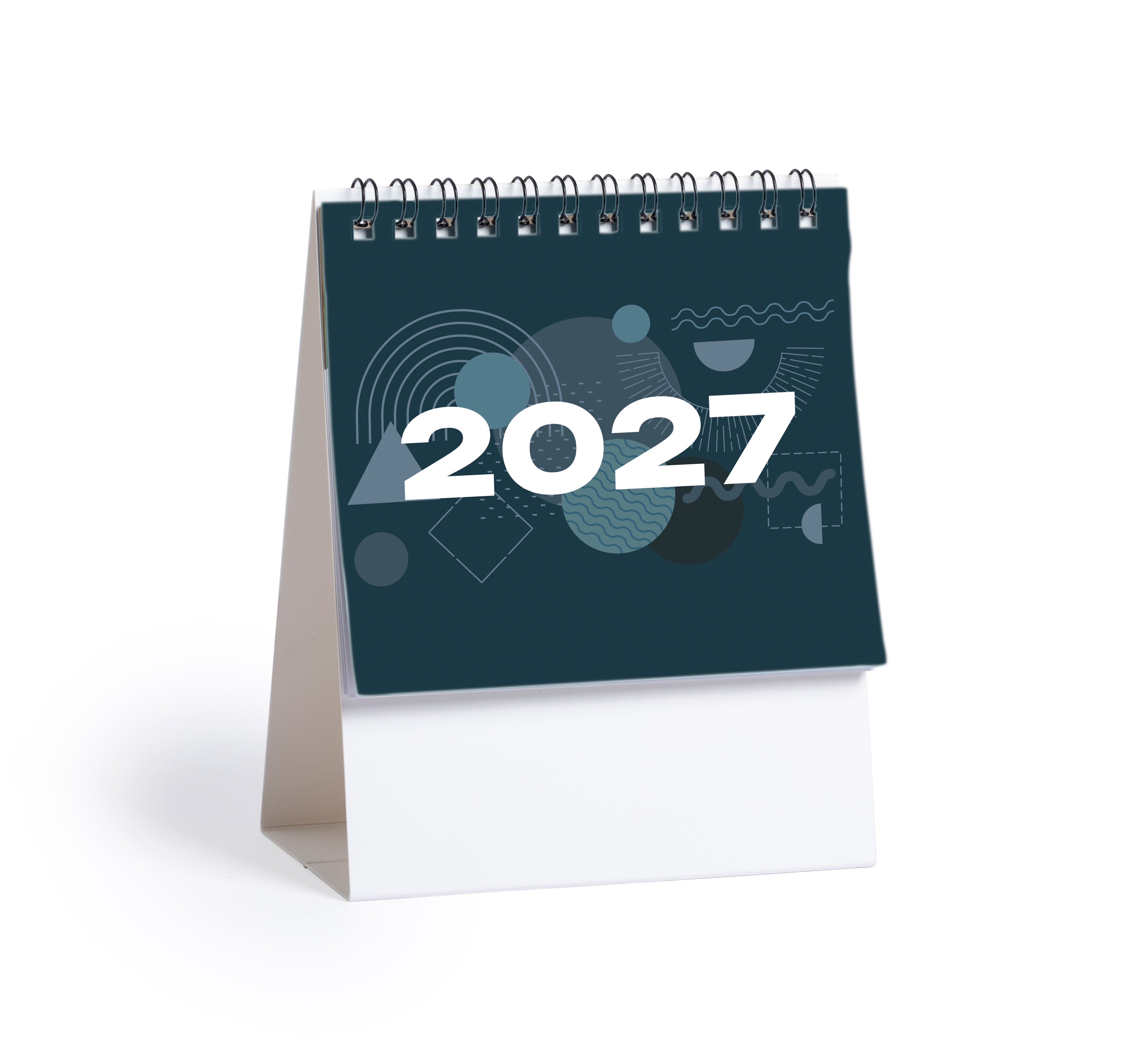 Calendario sobremesa Ener de cartón personalizado para empresas