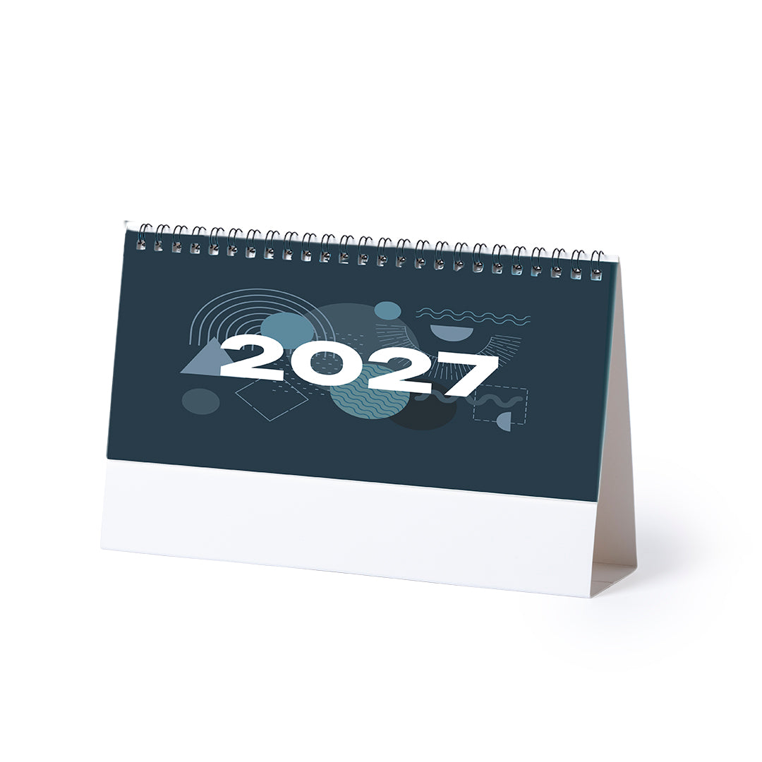 Calendario sobremesa Feber de cartón personalizado para empresas
