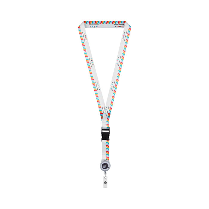 Lanyard desmontable para tarjetas de acceso y portacredenciales