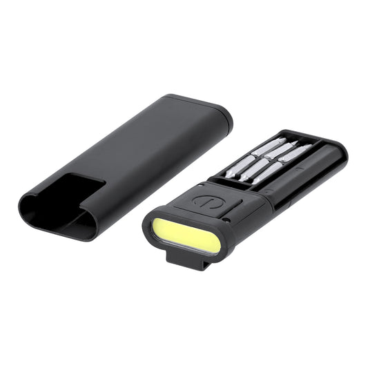 Herramienta multifunción reciclada con clip para transporte práctico en bolsillo o mochila