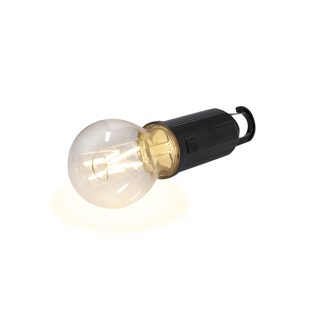 Regalo corporativo con lámpara portátil de carga solar y cable Tipo C