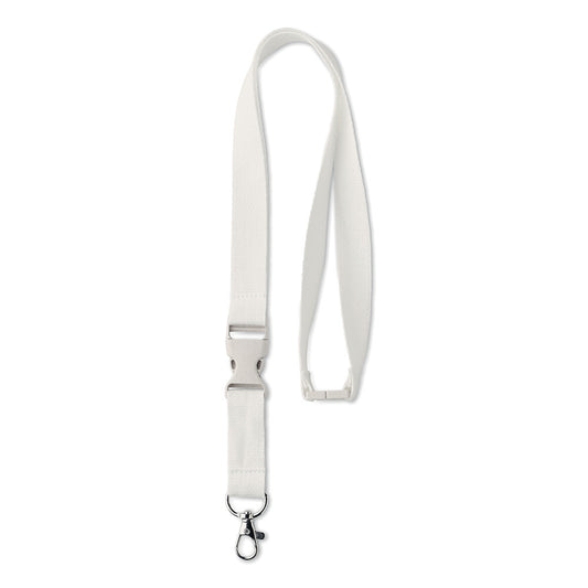 Lanyard promocional de bambú con impresión Pantone
