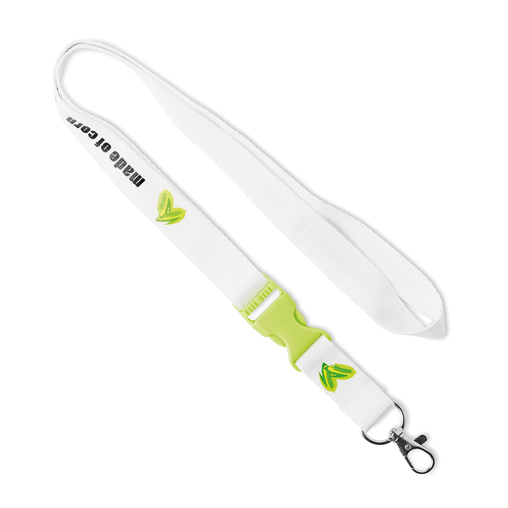 Lanyard desmontable de almidón de maíz personalizado para empresas