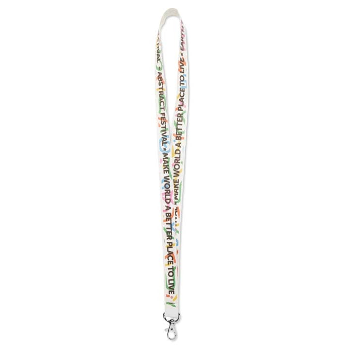 Lanyard de papel de 80 g/m² con semillas de flores silvestres