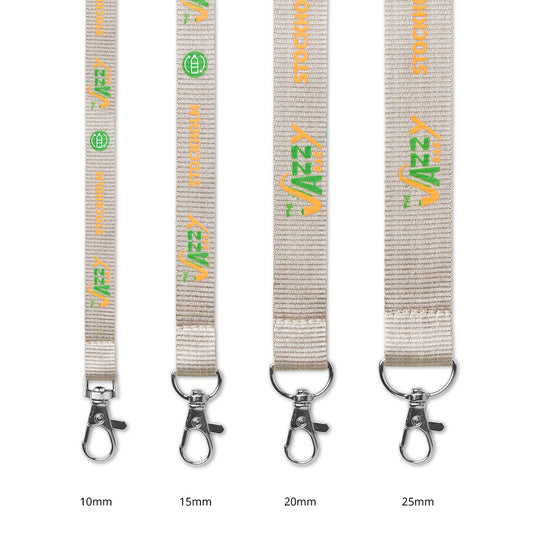 Lanyard de material reciclado personalizado a una o dos caras