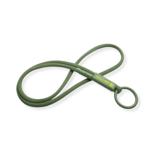 Lanyard reciclado tubular made in Europe Portugal con huella carbono calculada 0,033 kg CO2e para acreditaciones y eventos sostenibles personalizado